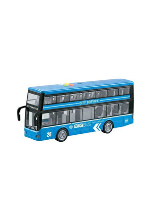 Wy912a-b Sesli Ve Işıklı Çift Katlı Otobüs 1:16 -vardem Kız Erkek Çocuk Oyuncakları Eğitici O