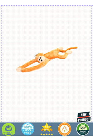 Kzl-2101001- Sesli Sarılan Maymun - Kız Erkek Çocuk Oyuncakları Eğitici Oyuncaklar