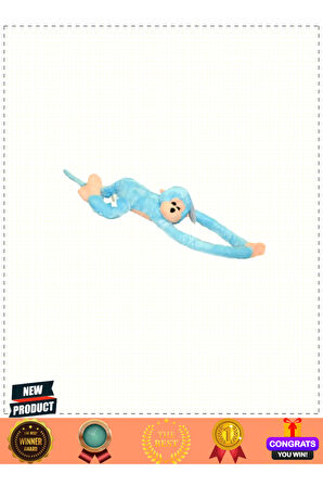 Kzl-2101001- Sesli Sarılan Maymun - Kız Erkek Çocuk Oyuncakları Eğitici Oyuncaklar