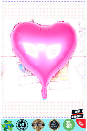Kalp Uçan Balon Folyo Pembe 80cm 32 Inç Kız Erkek Çocuk Oyuncakları Eğitici Oyuncaklar