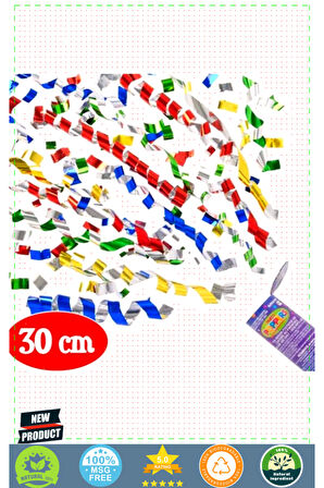 Karışık Renkli Konfeti 30cm Kız Erkek Çocuk Oyuncakları Eğitici Oyuncaklar