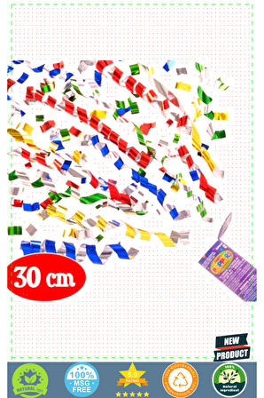 Karışık Renkli Konfeti 30cm Kız Erkek Çocuk Oyuncakları Eğitici Oyuncaklar