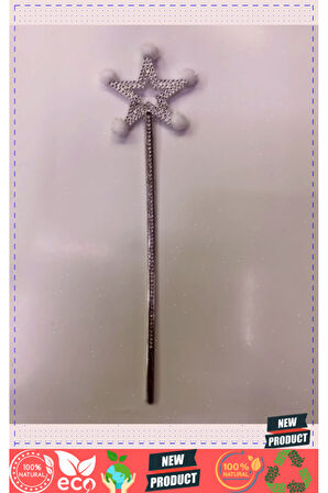 Yıldız Peri Asası Sihirli Değnek Beyaz Ponponlu Kız Erkek Çocuk Oyuncakları Eğitici Oyuncakla