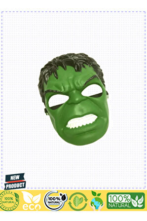 Yeşil Renk Süper Kahraman Dev Adam Hulk Maskesi Kız Erkek Çocuk Oyuncakları Eğitici Oyuncakla
