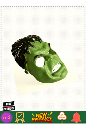 Yeşil Renk Süper Kahraman Dev Adam Hulk Maskesi Kız Erkek Çocuk Oyuncakları Eğitici Oyuncakla
