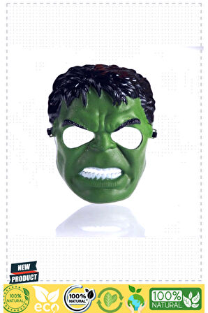 Yeşil Renk Süper Kahraman Dev Adam Hulk Maskesi Kız Erkek Çocuk Oyuncakları Eğitici Oyuncakla