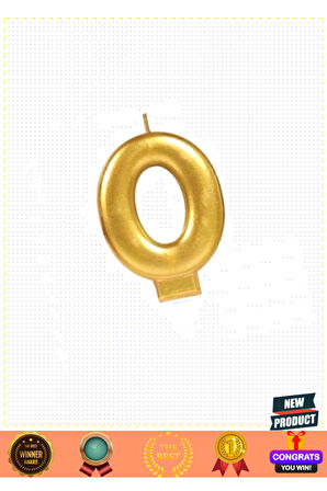 0 Rakam Mum Gold Renk Kız Erkek Çocuk Oyuncakları Eğitici Oyuncaklar