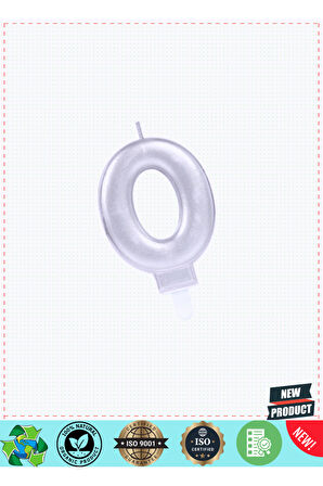 0 Rakam Mum Gümüş Renk Kız Erkek Çocuk Oyuncakları Eğitici Oyuncaklar