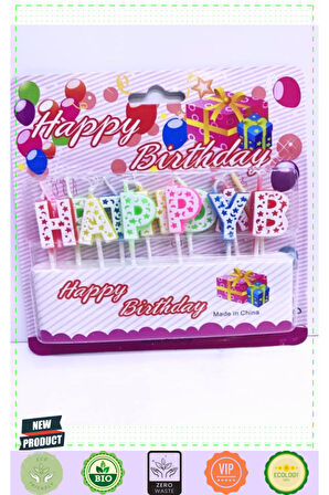 Happy Birthday Renkli Mum Kız Erkek Çocuk Oyuncakları Eğitici Oyuncaklar