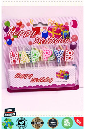 Happy Birthday Renkli Mum Kız Erkek Çocuk Oyuncakları Eğitici Oyuncaklar