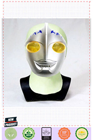 Plastik Uzaylı Maskesi Halloween Robot Maskesi Kız Erkek Çocuk Oyuncakları Eğitici Oyuncaklar