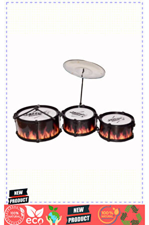 Lmn154 3 Parça Bateri Seti -limon Oyuncak Kız Erkek Çocuk Oyuncakları Eğitici Oyuncaklar