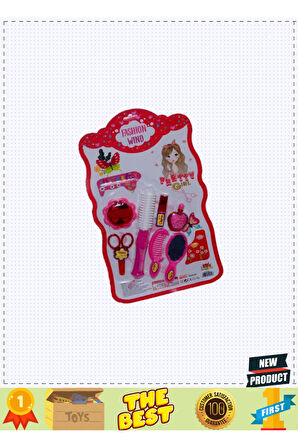 Zn-0597 Kartela Makyaj Ve Kuaför Seti -zeon Kız Erkek Çocuk Oyuncakları Eğitici Oyuncaklar