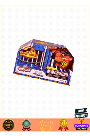 Gwd70 Jurassicc Worlddd Uncaged Ateş Dinozoru Figürü Kız Erkek Çocuk Oyuncakları Eğitici Oyun