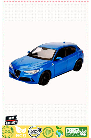 Bburagoo 1:24 Alfa Romeo Stelvio Model Araba Kız Erkek Çocuk Oyuncakları Eğitici Oyuncaklar