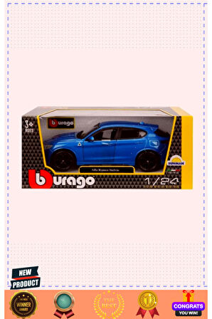 Bburagoo 1:24 Alfa Romeo Stelvio Model Araba Kız Erkek Çocuk Oyuncakları Eğitici Oyuncaklar
