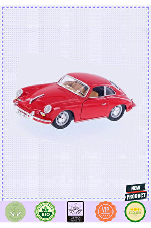 1:24 Bburagoo Porsche 356 B Coupe 1961 Kız Erkek Çocuk Oyuncakları Eğitici Oyuncaklar