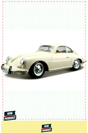 1:24 Bburagoo Porsche 356 B Coupe 1961 Kız Erkek Çocuk Oyuncakları Eğitici Oyuncaklar