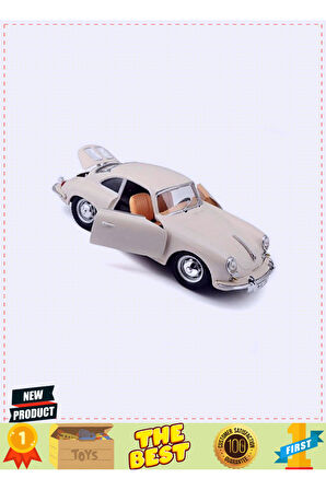 1:24 Bburagoo Porsche 356 B Coupe 1961 Kız Erkek Çocuk Oyuncakları Eğitici Oyuncaklar