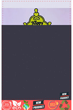Happy Birthday Neon Sarı Renk Doğum Günü Tacı 24x15cm Kız Erkek Çocuk Oyuncakları Eğitici Oyu