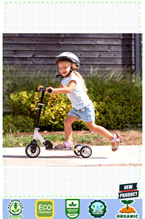 Smoby Ahşap 3w Katlanabilir Scooter 7600750908 Kız Erkek Çocuk Oyuncakları Eğitici Oyuncaklar