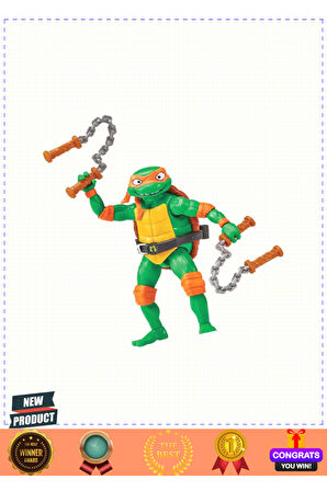 Tmnt Michelangelo Aksiyon Figürü Tu805400 Kız Erkek Çocuk Oyuncakları Eğitici Oyuncaklar