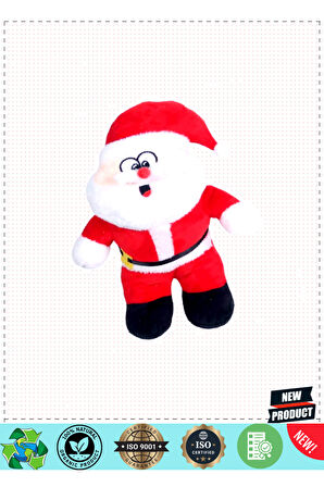 Peluş Noel Baba 38cm Kız Erkek Çocuk Oyuncakları Eğitici Oyuncaklar