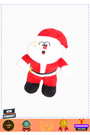 Peluş Noel Baba 38cm Kız Erkek Çocuk Oyuncakları Eğitici Oyuncaklar
