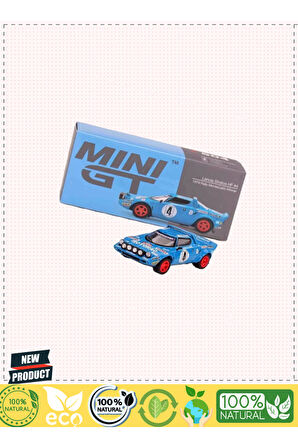 Mini Gt 1:64 Lancia Stratos Hf #4 1979 Rally Montecarlo Winner Kız Erkek Çocuk Oyuncakları Eğ