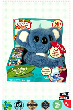 My Fuzzy Friends Peluş Koala Myn00101 Kız Erkek Çocuk Oyuncakları Eğitici Oyuncaklar