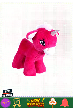 Uyku Arkadaşı Peluş Pony Pembe 45cm Kız Erkek Çocuk Oyuncakları Eğitici Oyuncaklar