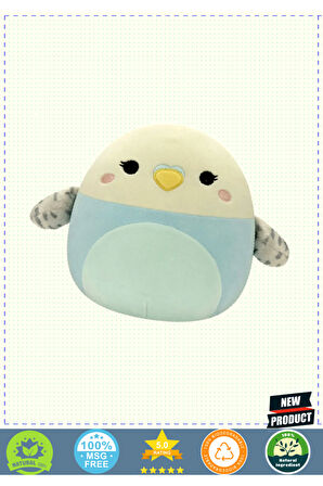 Squishmallowwww Muhabbet Kuşu Tycho 20cm Kız Erkek Çocuk Oyuncakları Eğitici Oyuncaklar
