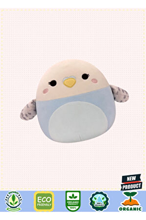 Squishmallowwww Muhabbet Kuşu Tycho 20cm Kız Erkek Çocuk Oyuncakları Eğitici Oyuncaklar