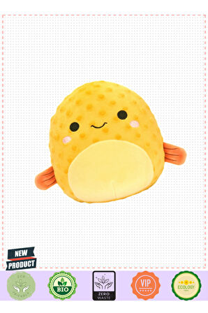 Squishmallowwww Kirpi Balığı Safa 20cm Kız Erkek Çocuk Oyuncakları Eğitici Oyuncaklar