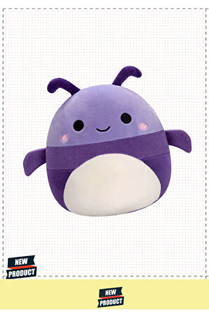 Squishmallowwww Böcek Axel 20cm Kız Erkek Çocuk Oyuncakları Eğitici Oyuncaklar