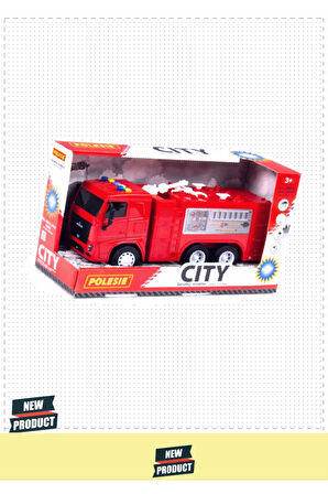 City 2 Sesli Ve Işıklı Itfaiye Aracı 96302 Kız Erkek Çocuk Oyuncakları Eğitici Oyuncaklar