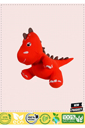 Dino Peluş Oyuncak Turuncu 40cm Kız Erkek Çocuk Oyuncakları Eğitici Oyuncaklar