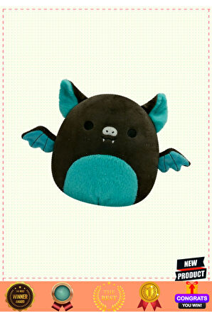 Squishmallowwww Yarasa Aldous 20cm Kız Erkek Çocuk Oyuncakları Eğitici Oyuncaklar