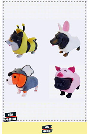 Dress Your Puppy Mini Figür Kız Erkek Çocuk Oyuncakları Eğitici Oyuncaklar
