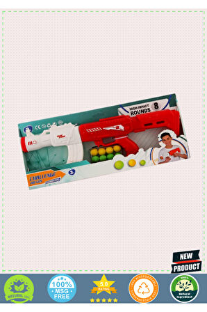 Challange Sünger Top Atan Blaster Kız Erkek Çocuk Oyuncakları Eğitici Oyuncaklar