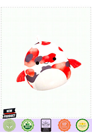 Squishmallowwww Koi Balığı Dandii 20cm Kız Erkek Çocuk Oyuncakları Eğitici Oyuncaklar