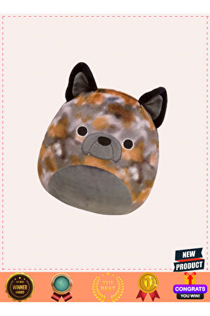 Squishmallowwww Fransız Buldog Ballis 20cm Kız Erkek Çocuk Oyuncakları Eğitici Oyuncaklar