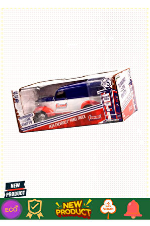 Greenlight 1:24 1939 Chevy Panel Truck Kız Erkek Çocuk Oyuncakları Eğitici Oyuncaklar