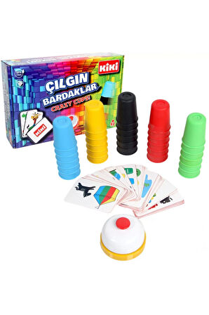 Çılgın Bardaklar Zeka Oyunu Kız Erkek Çocuk Oyuncakları Eğitici Oyuncaklar