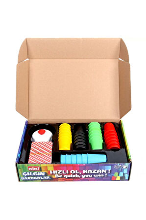Çılgın Bardaklar Zeka Oyunu Kız Erkek Çocuk Oyuncakları Eğitici Oyuncaklar