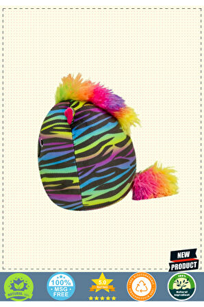 Squishmallowwww Zebra Safiyah 20cm Kız Erkek Çocuk Oyuncakları Eğitici Oyuncaklar