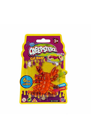Creepsterz Yumuşak Jel Streç Böcekler Kız Erkek Çocuk Oyuncakları Eğitici Oyuncaklar