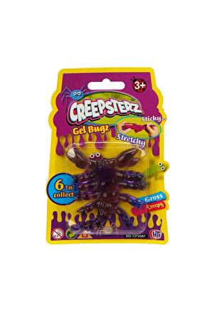 Creepsterz Yumuşak Jel Streç Böcekler Kız Erkek Çocuk Oyuncakları Eğitici Oyuncaklar