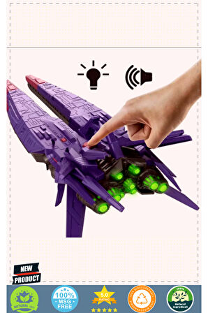Disneyyy Pixar Lightyear Zurg Xl Ana Savaş Uçağı Hhm23 Kız Erkek Çocuk Oyuncakları Eğitici Oy
