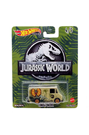 Hott Wheelsss Premium Jurassicc Worlddd Combat Medic Kız Erkek Çocuk Oyuncakları Eğitici Oyun